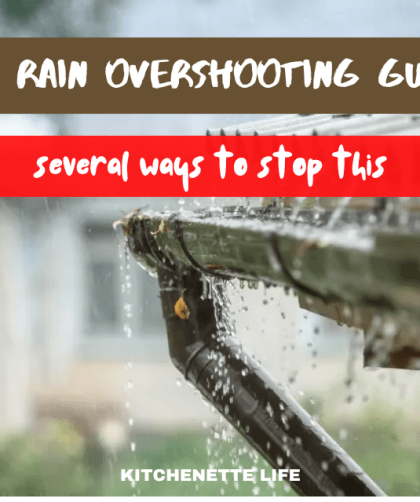 How To Stop Rain Overshooting Gutter