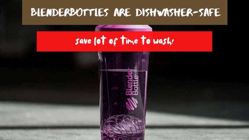 Are Blender Bottles Dishwasher-Safe